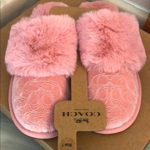 Brand New Coach Slippers